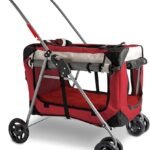 Large Premium Cat Stroller. Fits Up to 2 Cats. Pet Stroller with Top Loading & Side Loading, Soft Sided, Foldable Pet Crate. Includes Super Soft Bed, Vented Windows and Loads of...