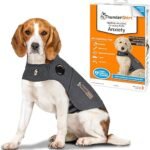 ThunderShirt for Dogs, Medium, Heather Gray Classic - Dog Anxiety Relief Calming Vest